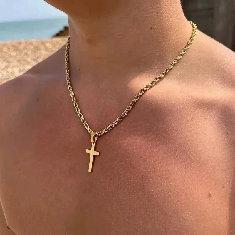 Chaine Croix Homme Or