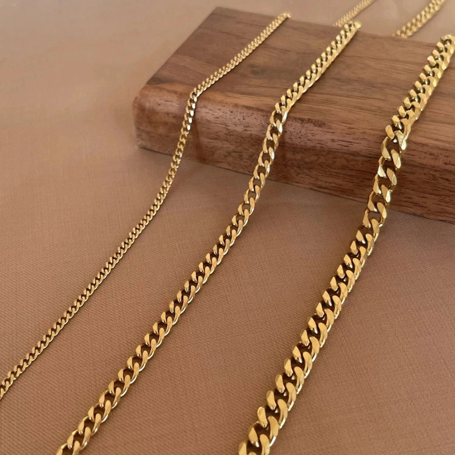 Chaine Cubaine Or Homme