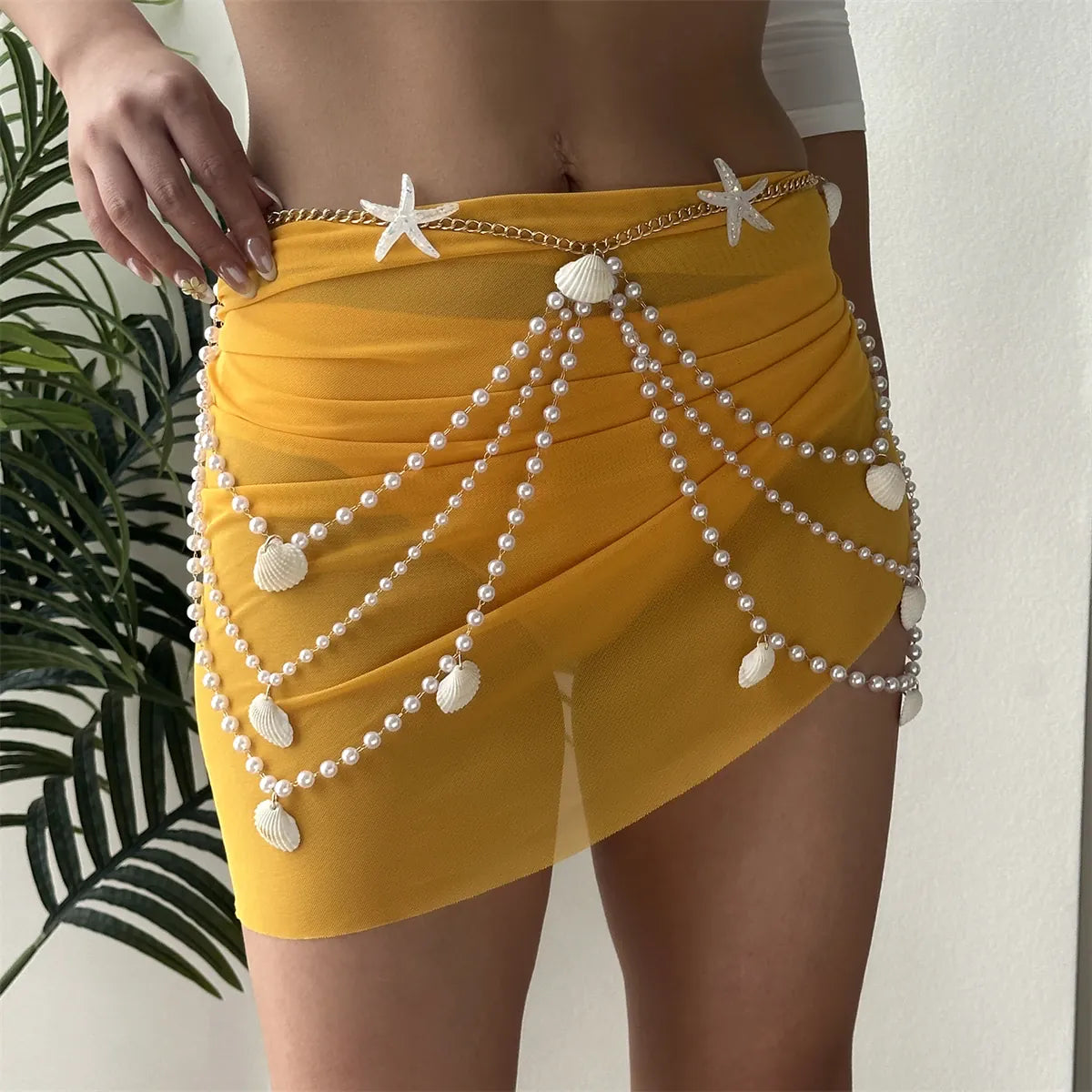 Chaine de Corps Perle Coquillages