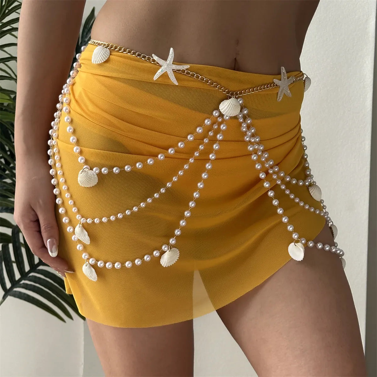 Chaine de Corps Perle Coquillages