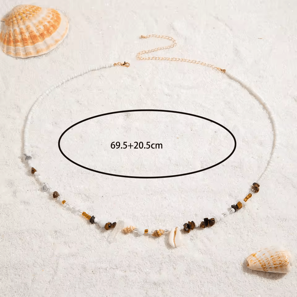 Chaine de Hanches Perle Marron