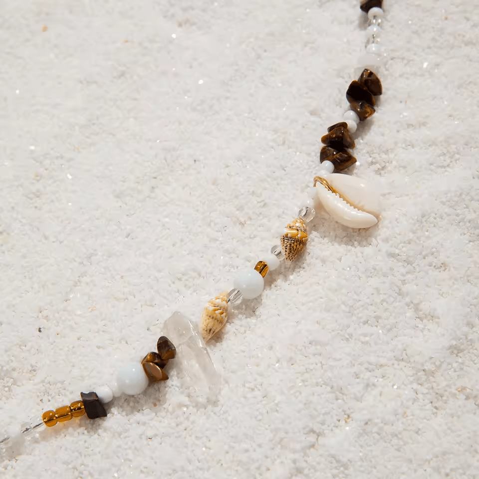 Chaine de Hanches Perle Marron