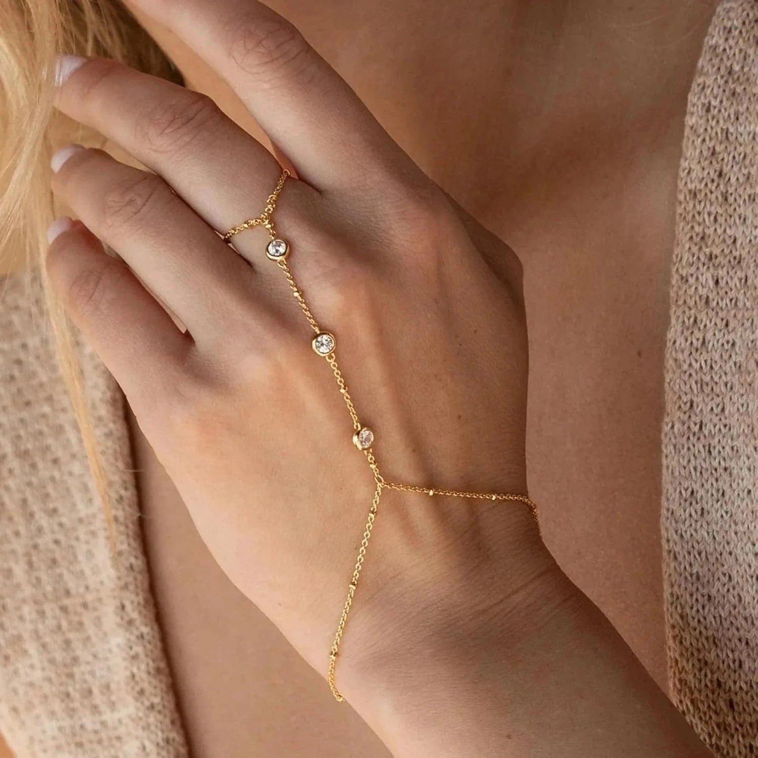 Chaine de Main Strass