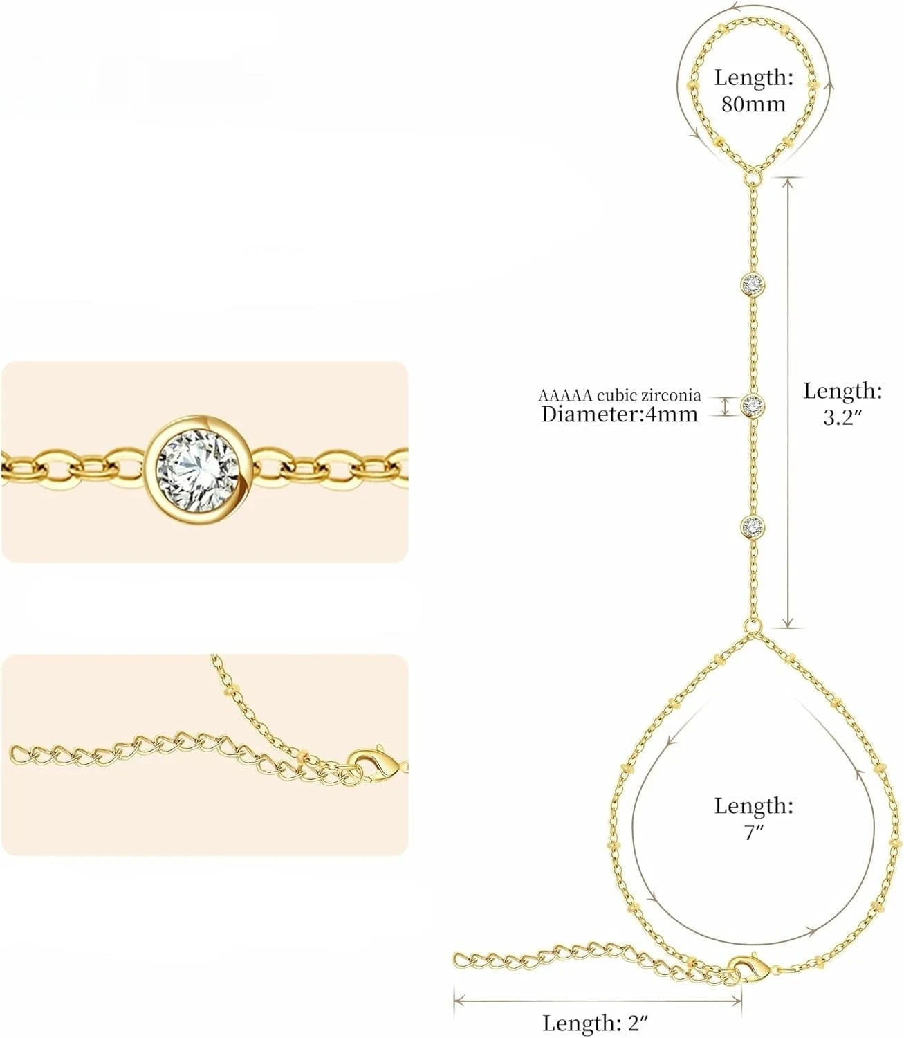 Chaine de Main Strass