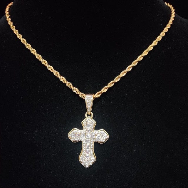 Chaine de rappeur croix