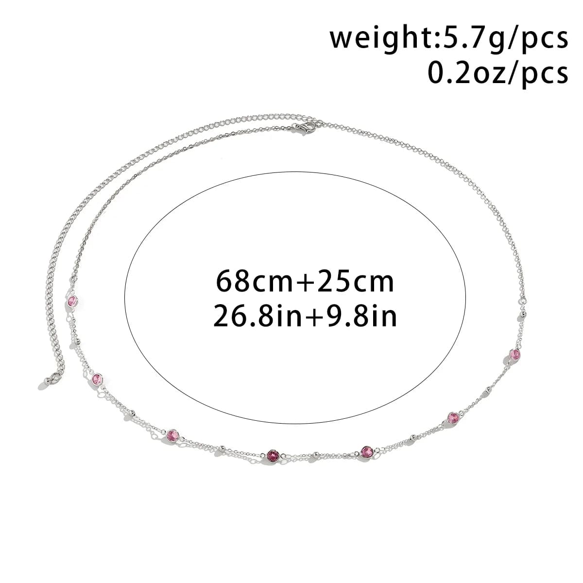 Chaine de Ventre Argent