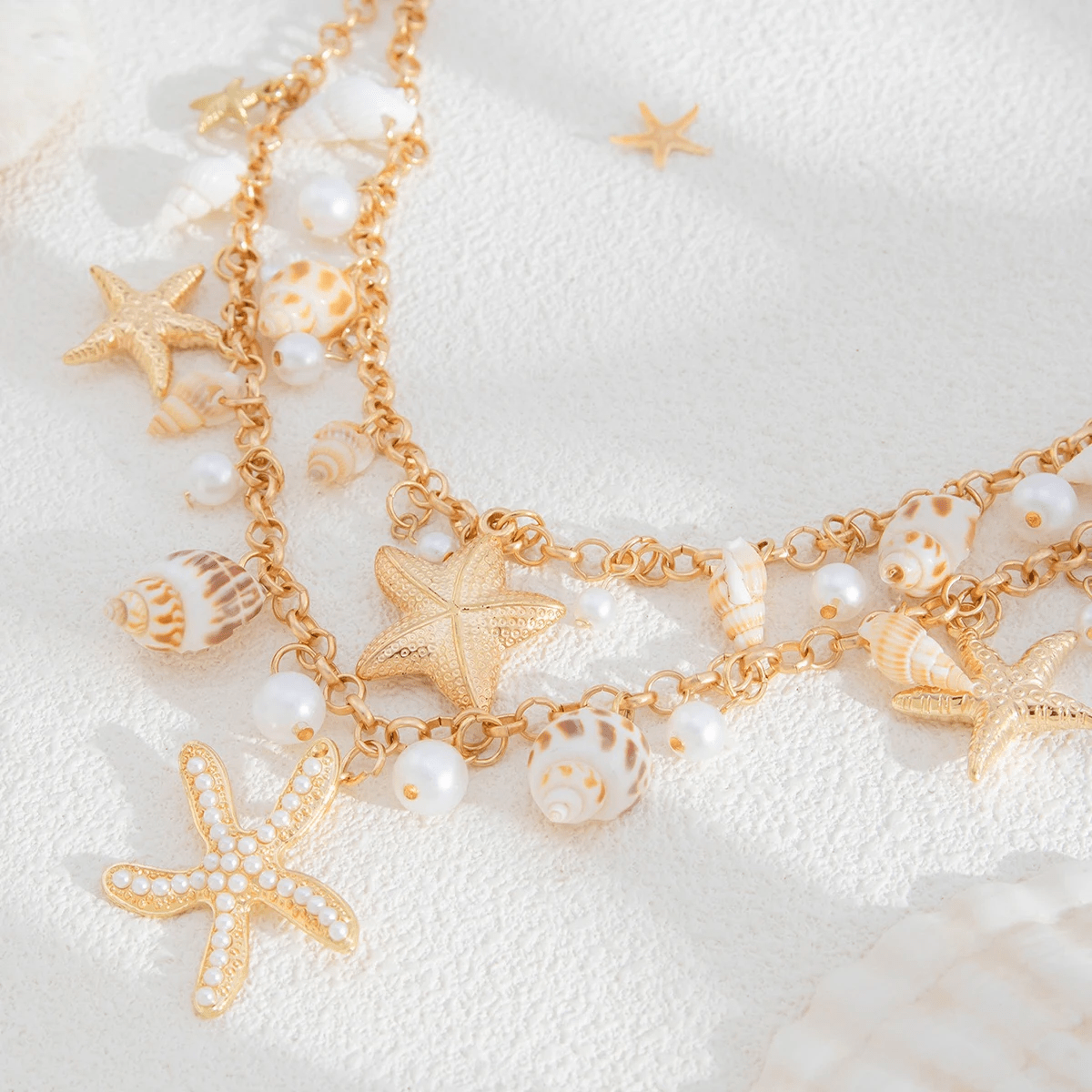 Chaine de Ventre Coquillage Or