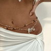 Chaine de Ventre Double Perles