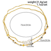 Chaine de Ventre Double Perles