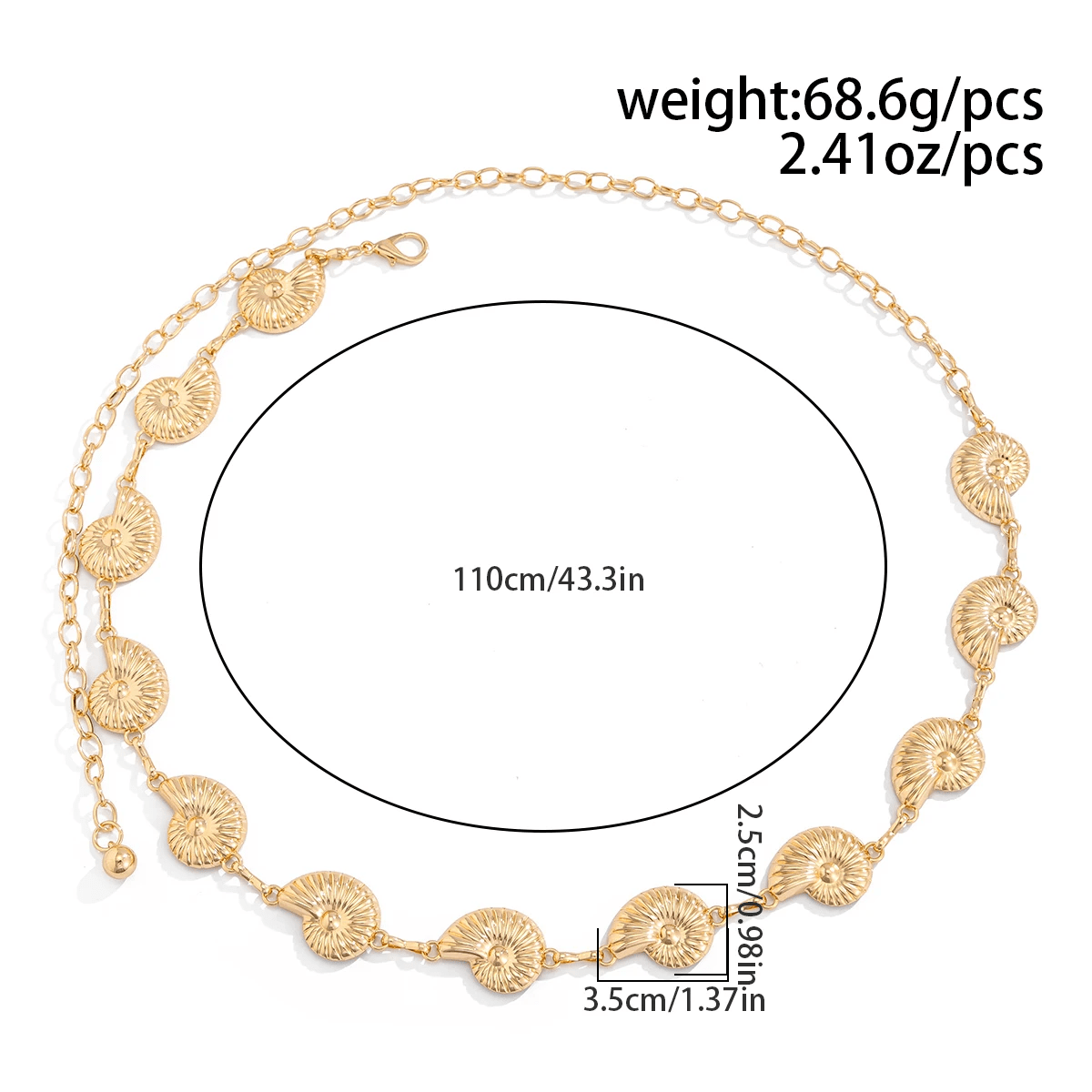 Chaine de Ventre Escargot