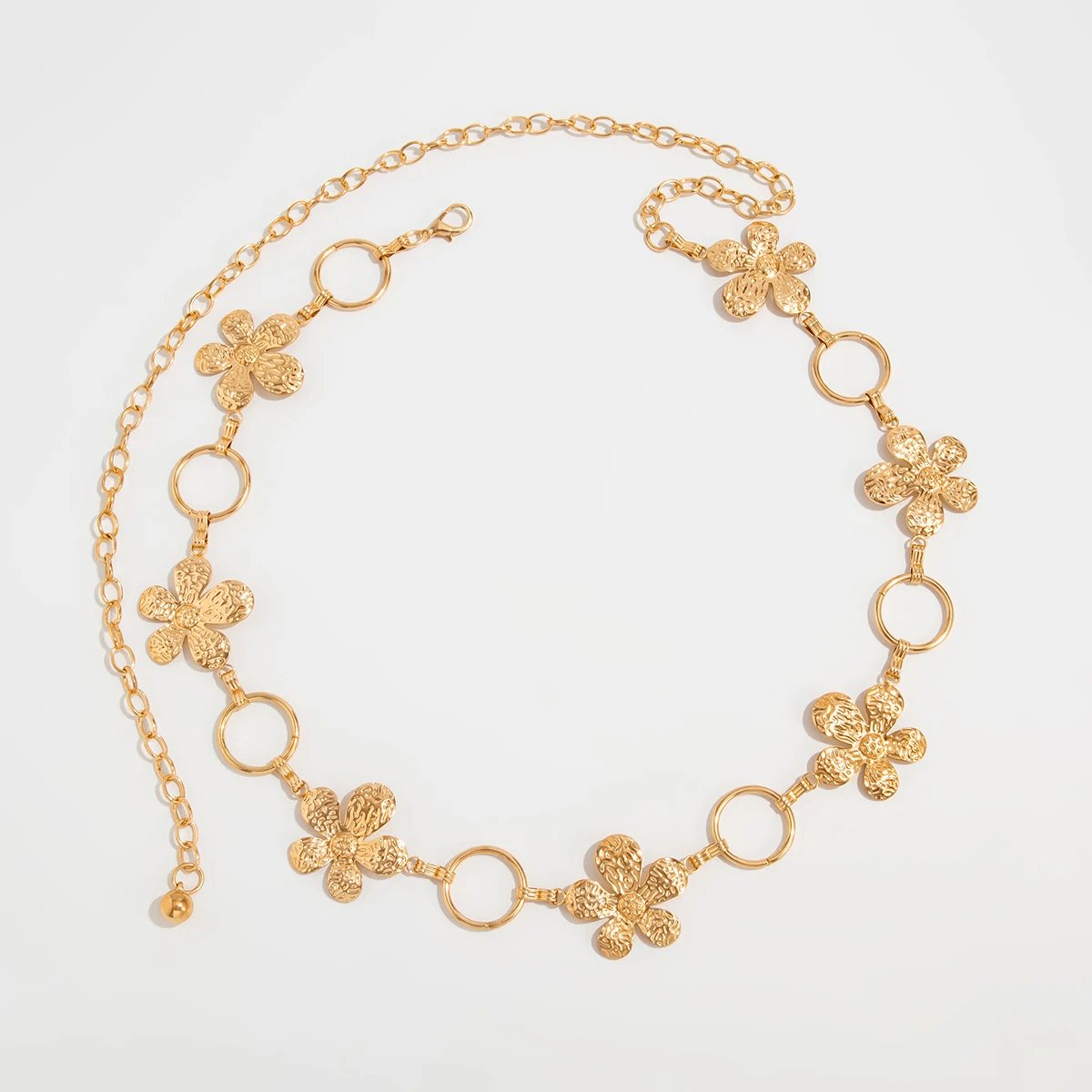 Chaine de Ventre Fleurs Or