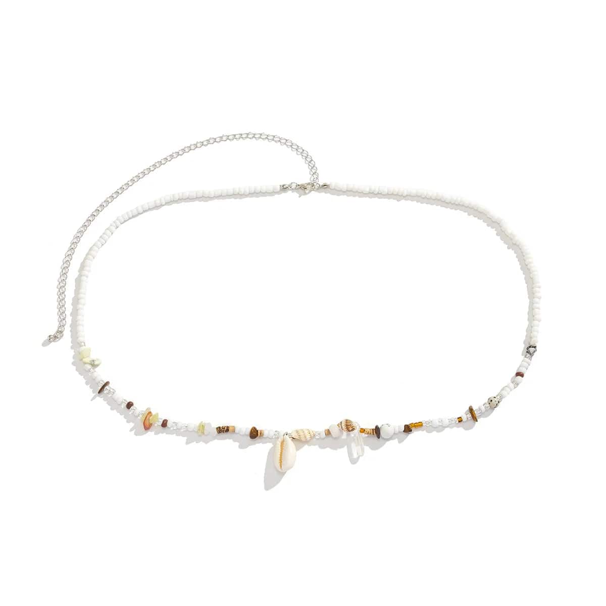 Chaine de Ventre Perle Marron