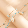 Chaine de Ventre Perles Bleues