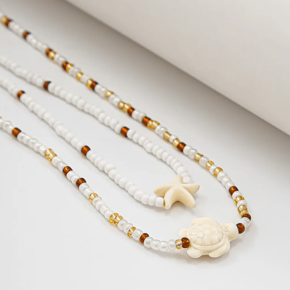 Chaine de Ventre Perles Marron