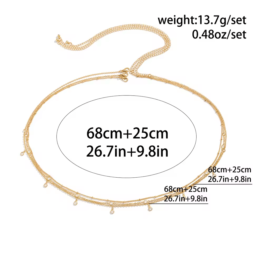 Chaine de ventre pour femme