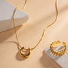 Chaine Dorée Pendentif U