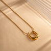 Chaine Dorée Pendentif U