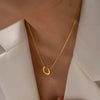 Chaine Dorée Pendentif U