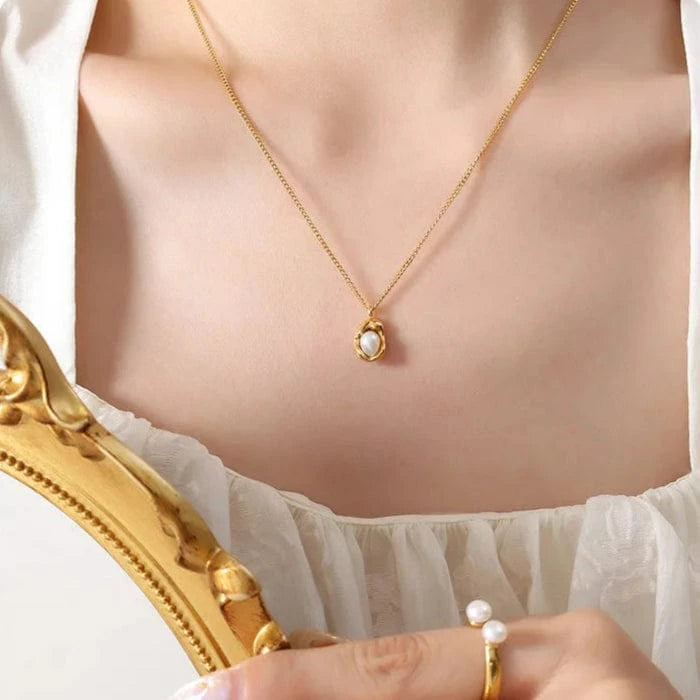 Chaine en Or avec Perle