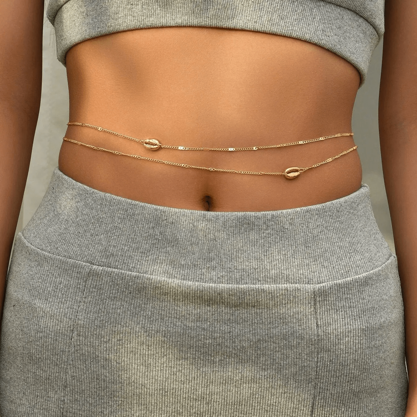 Chaine Fine de Ventre Coquillage