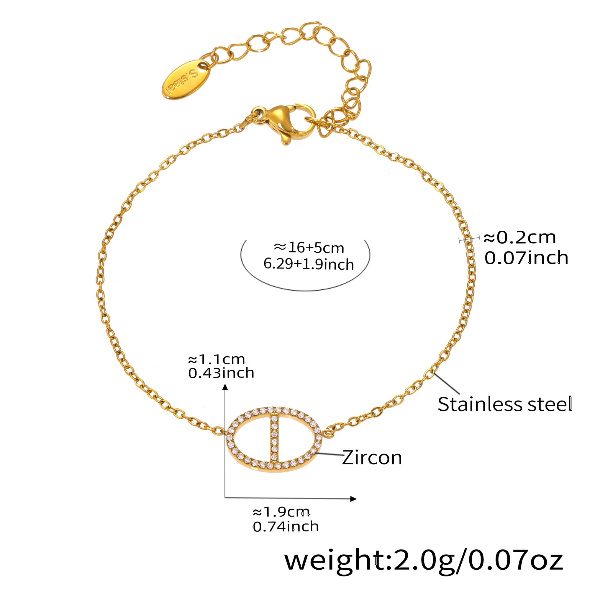 Chaine Grain de Cafe Acier Inoxydable