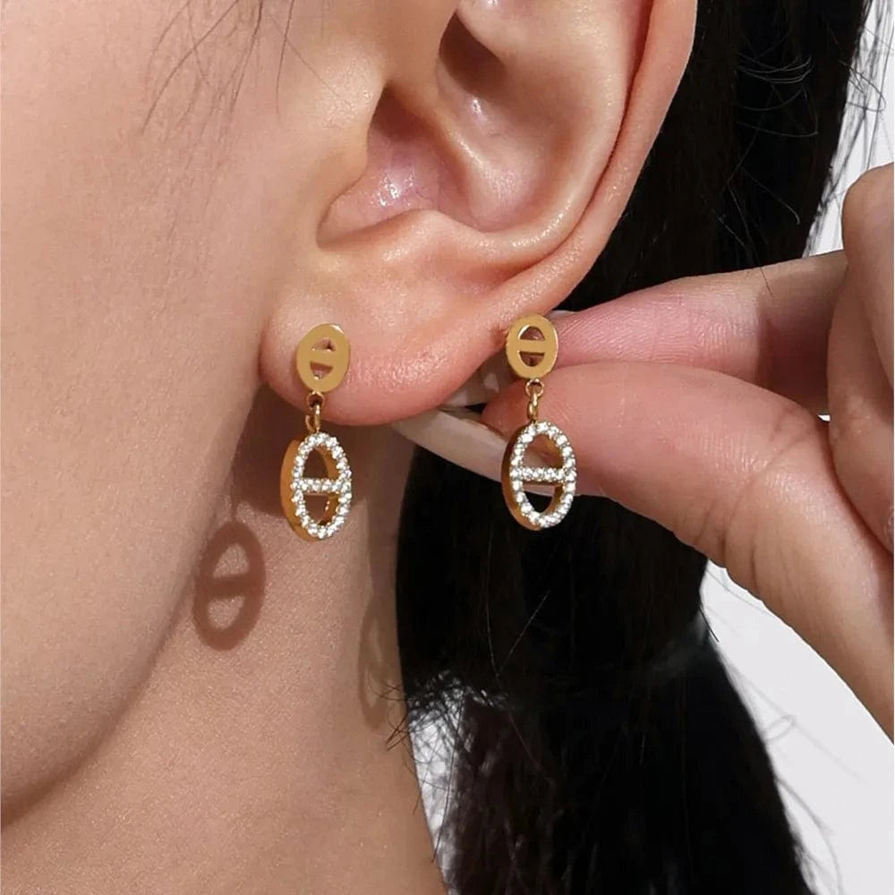 Chaine Grain de Cafe Acier Inoxydable