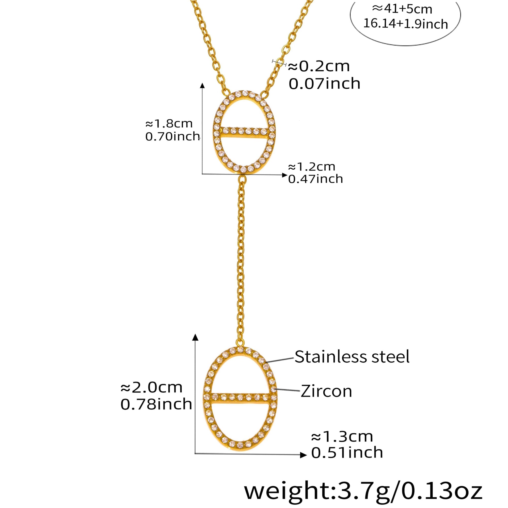 Chaine Grain de Cafe Acier Inoxydable