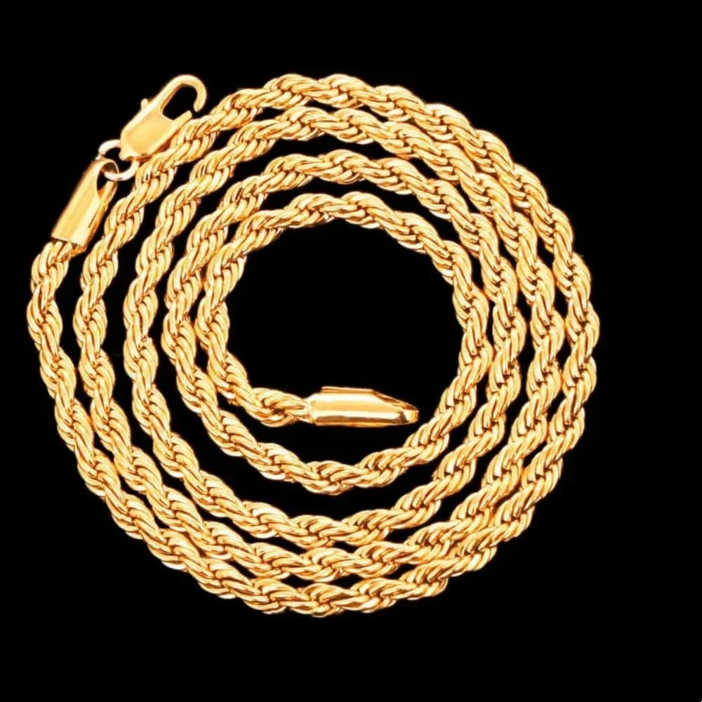 Chaine Torsadé Or Homme
