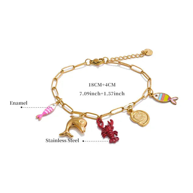 Charm Bracelet Poisson