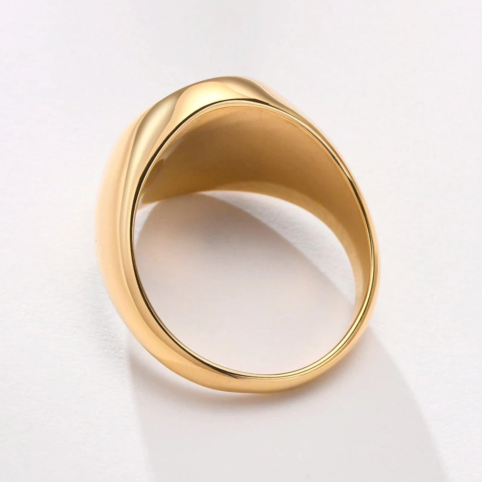 Chevaliere Homme Or Ovale