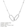 Collier Anneaux Entrelacés