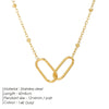 Collier Anneaux Entrelacés