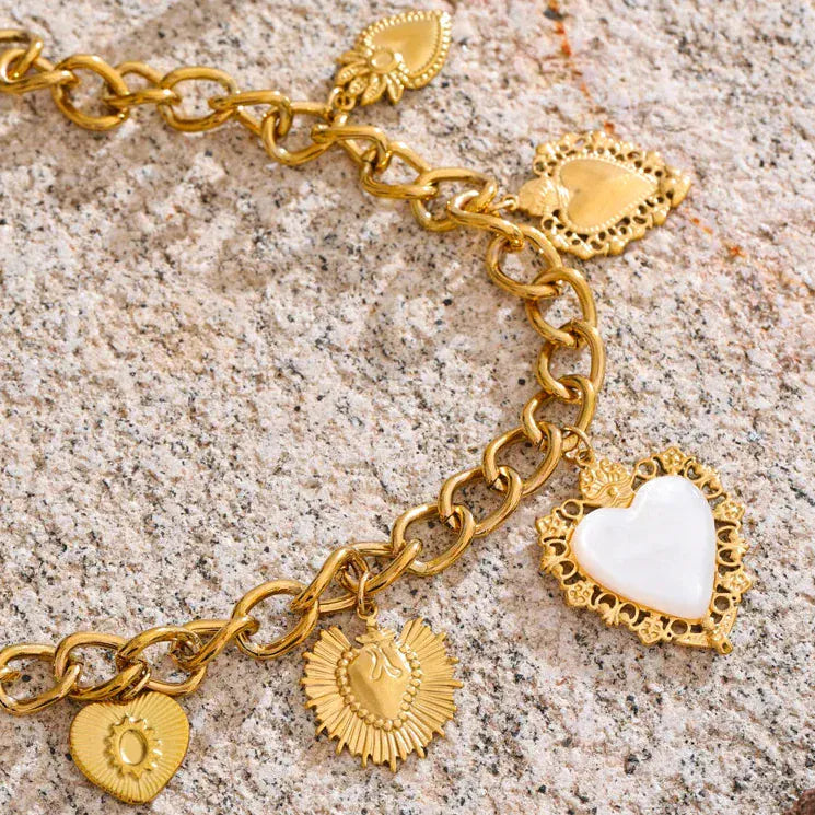 Collier Breloque Acier Inoxydable