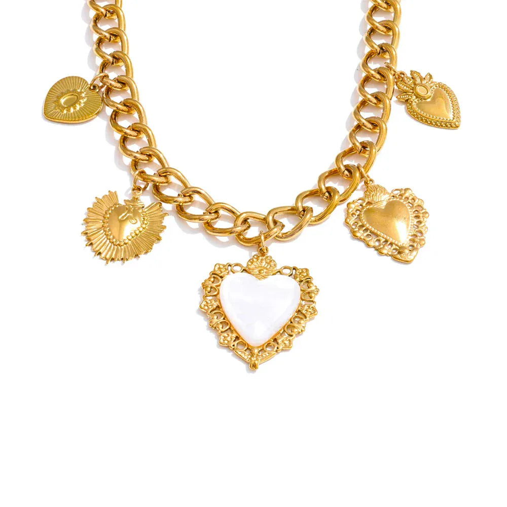 Collier Breloque Acier Inoxydable