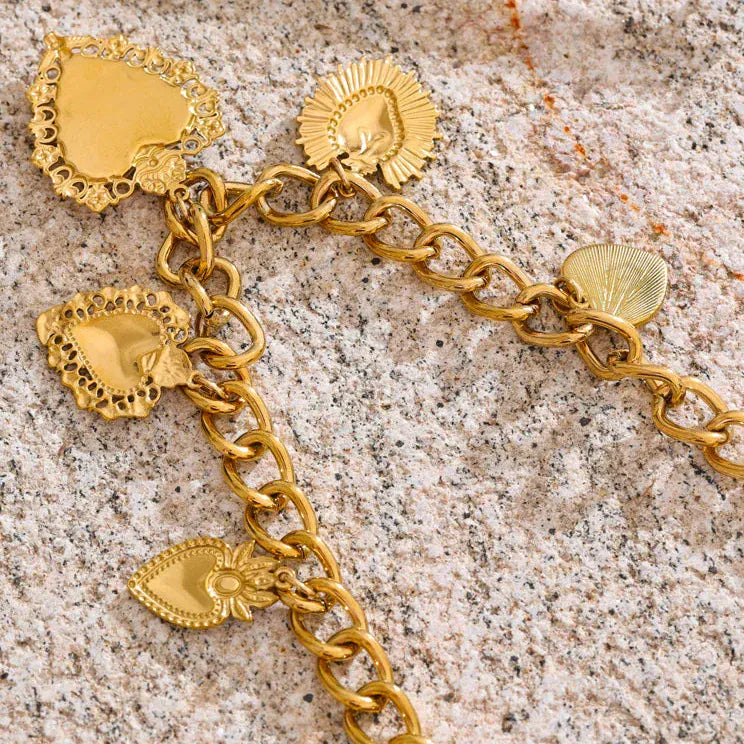 Collier Breloque Acier Inoxydable