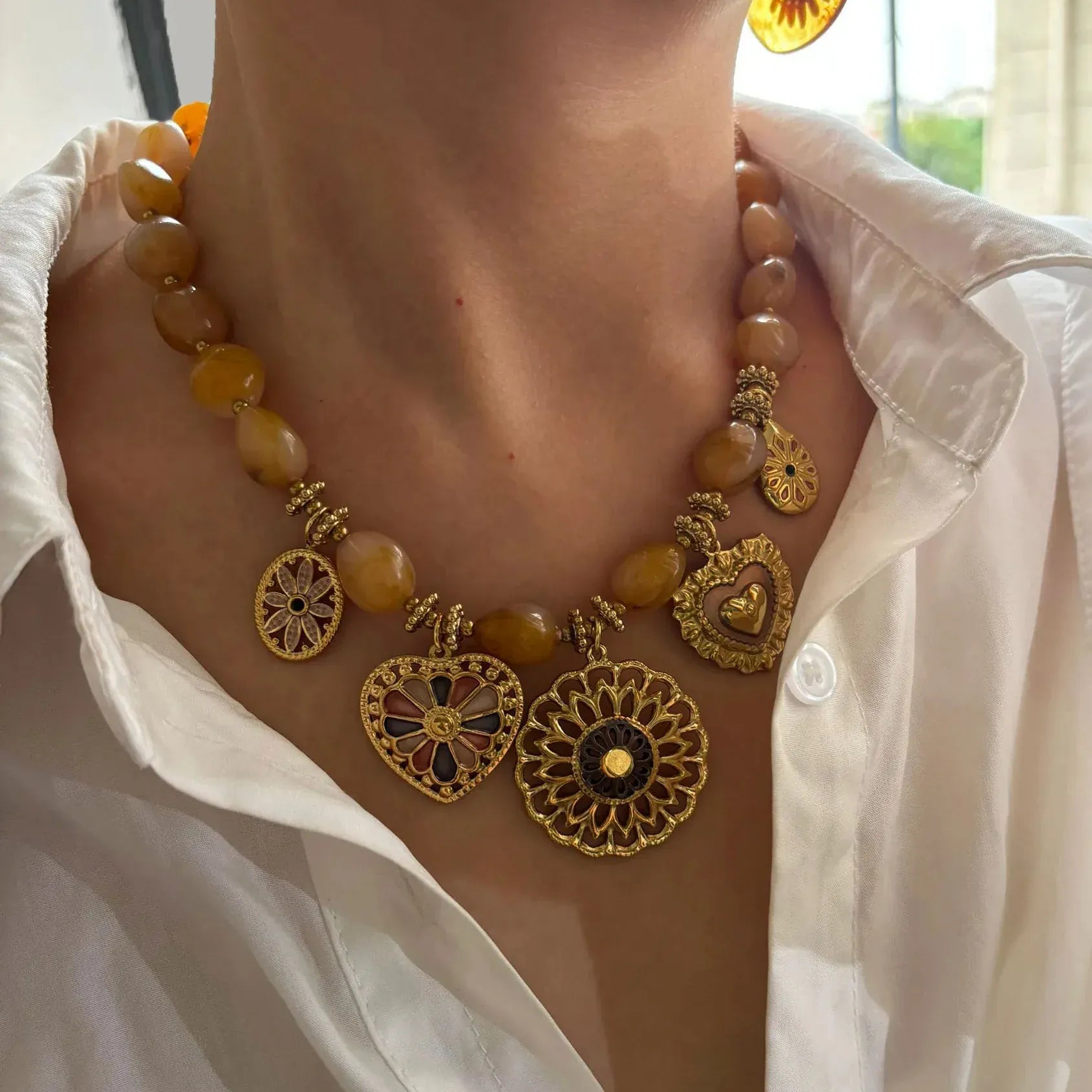 Collier Breloque Vintage