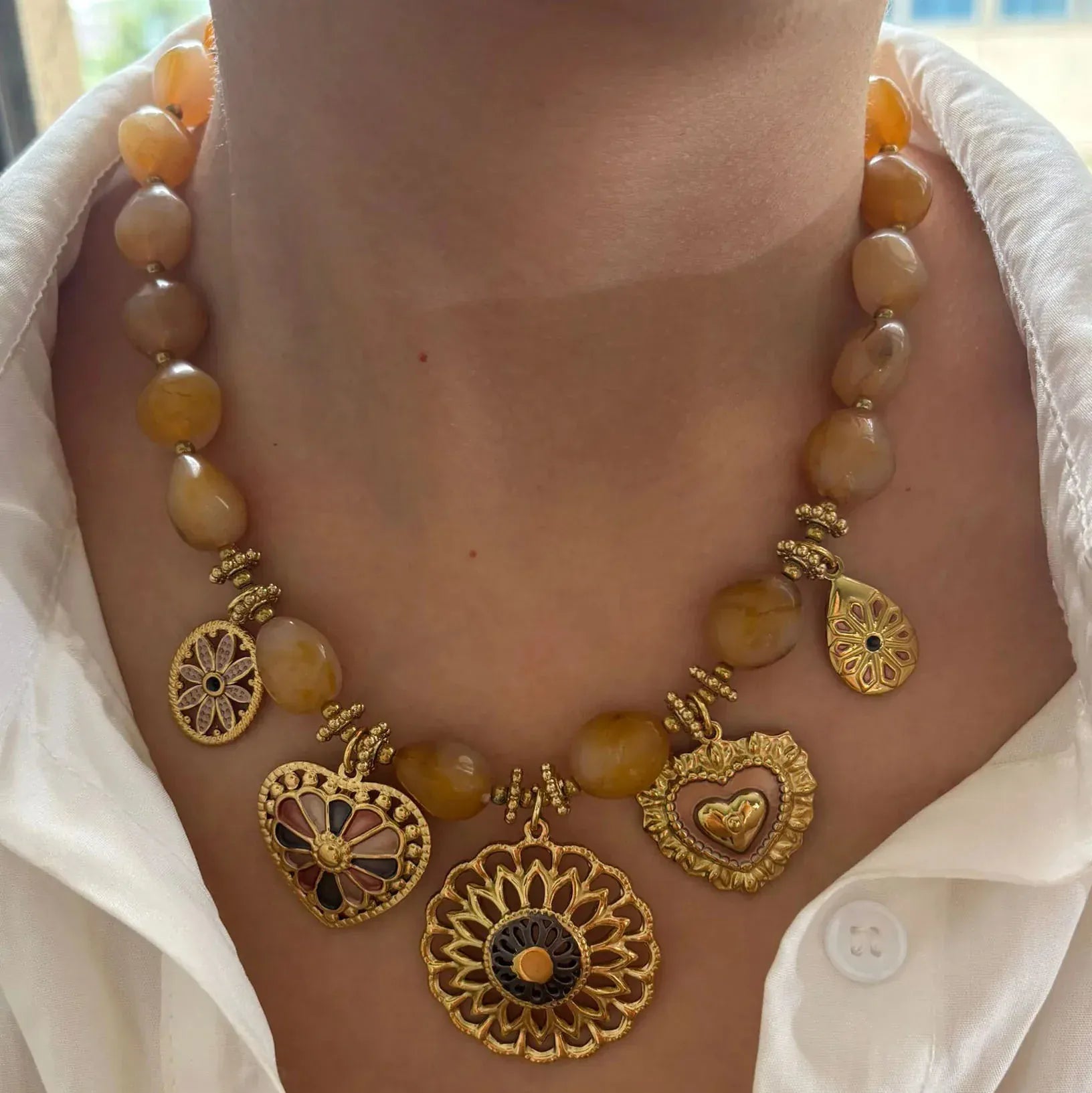 Collier Breloque Vintage