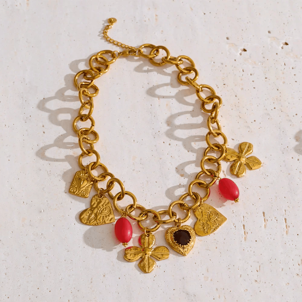 Collier Chaine avec Charms