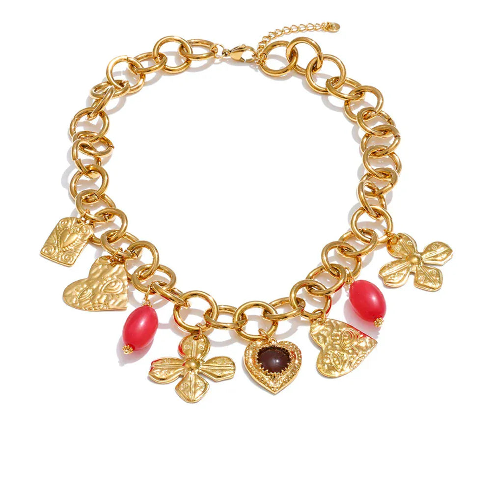 Collier Chaine avec Charms