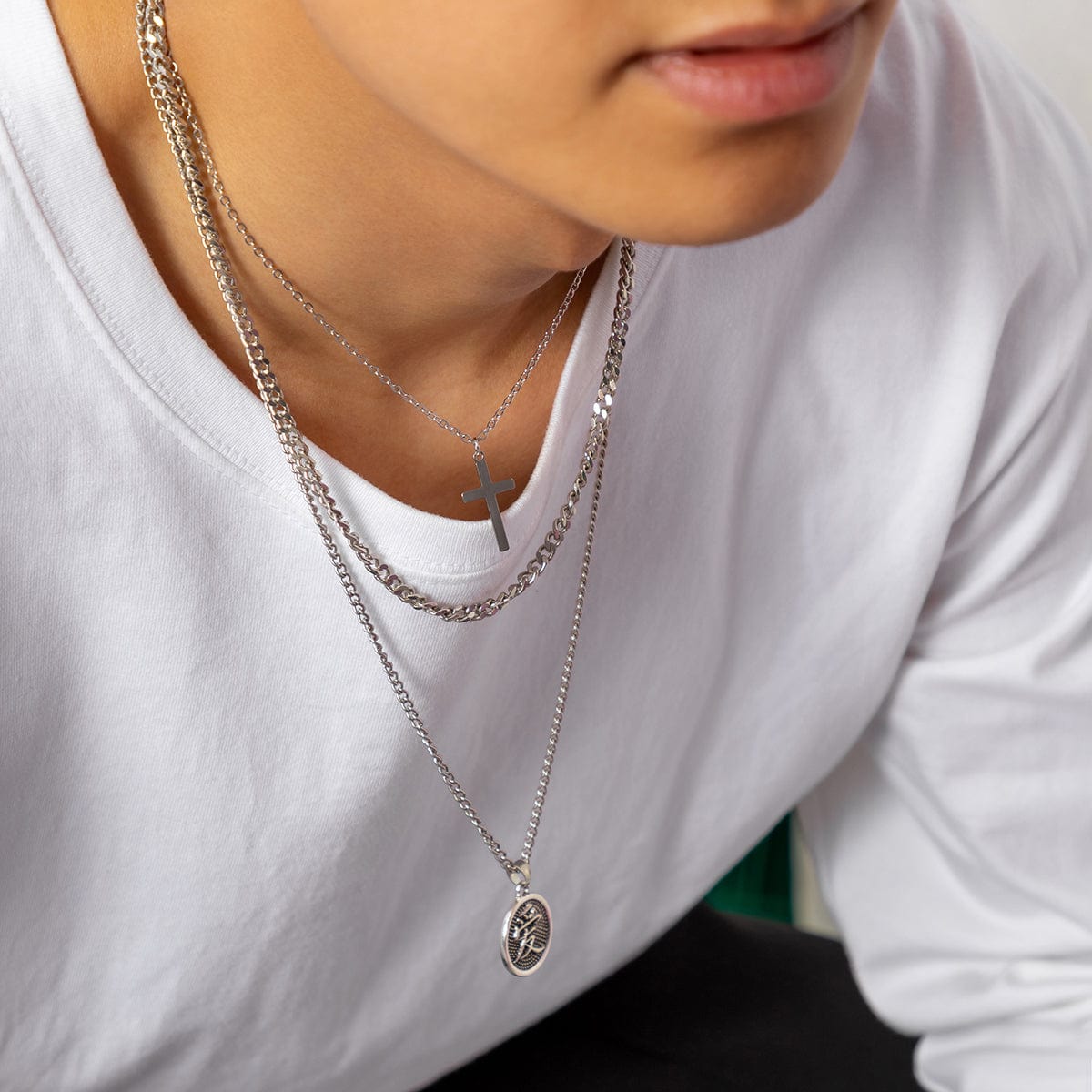 Collier chaine chinois homme