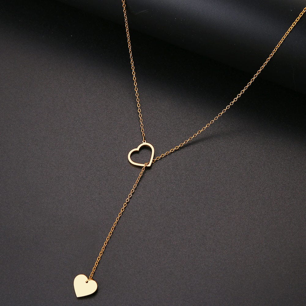 Collier chaine coeur