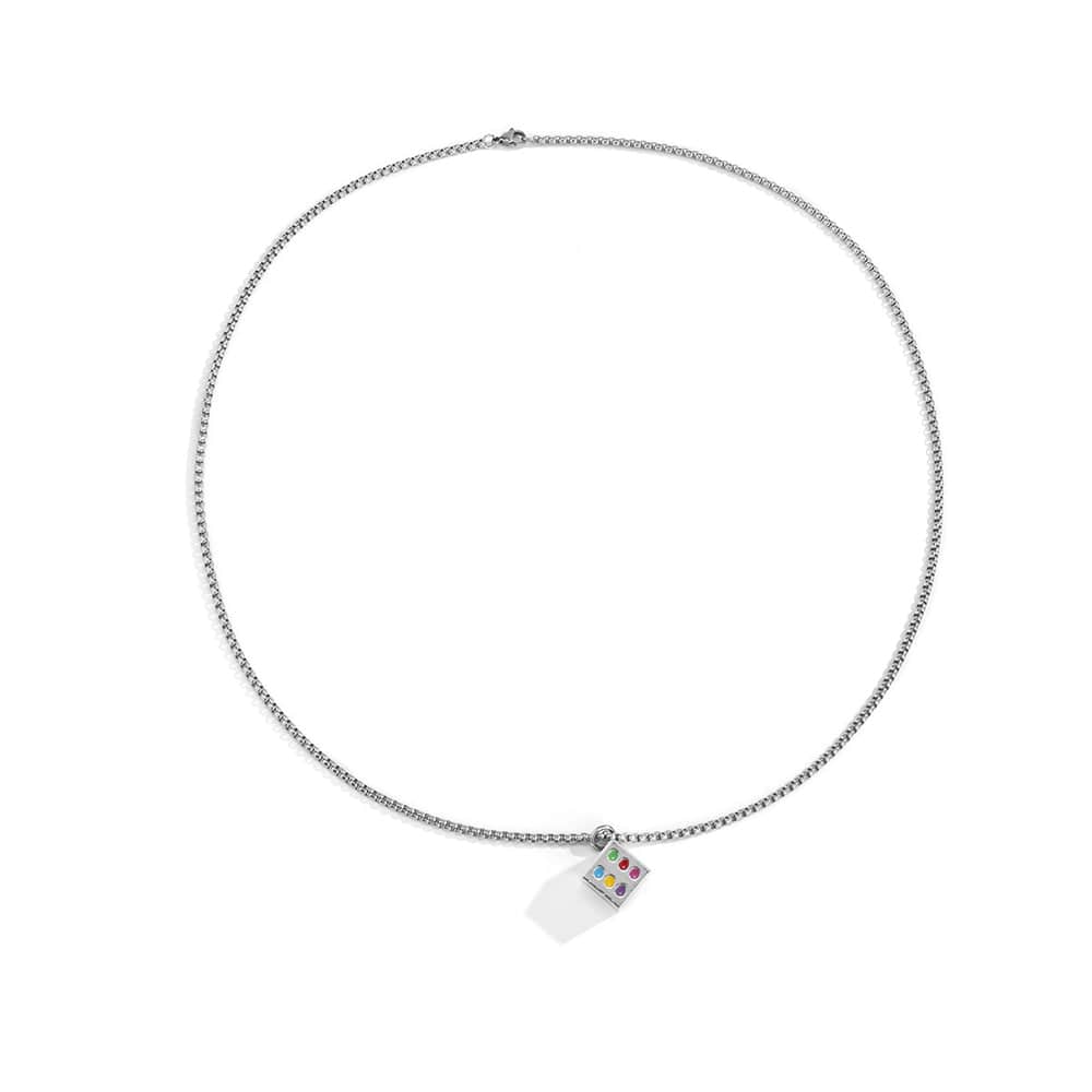 Collier chaine dé homme