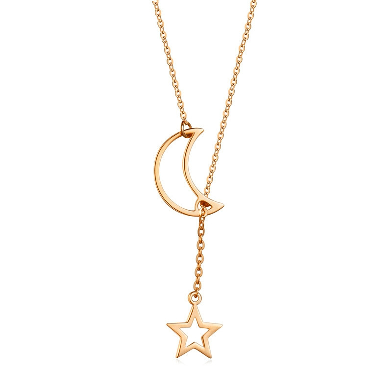 Collier chaine lune