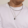 Collier chaine perle homme