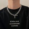 Collier chaine rock homme