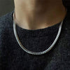 Collier chaine rock homme