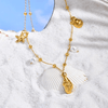 Collier Coquillage Or