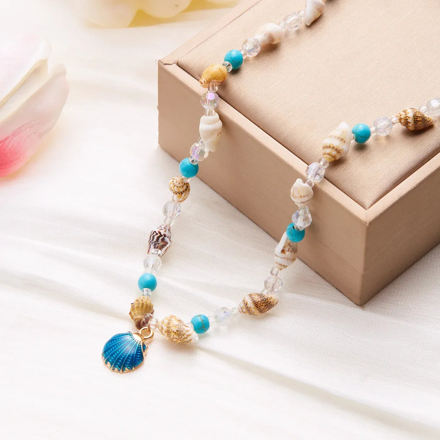 Collier Coquillage Ras de Cou