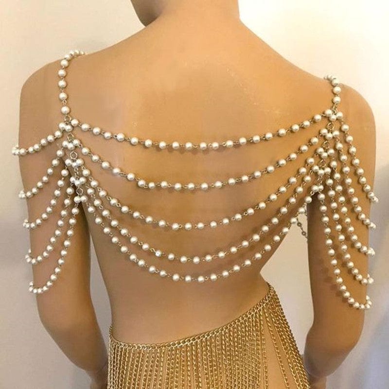 Collier d épaule perles