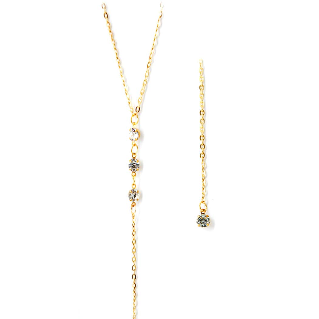 Collier dans le dos mariée